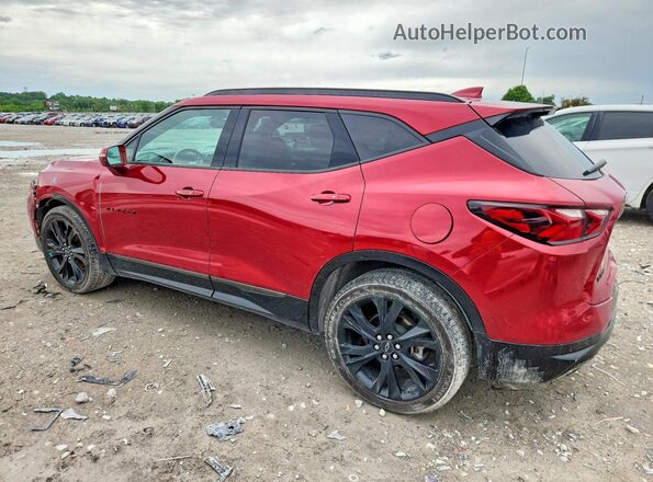 3GNKBERS0KS667447 2019 CHEVROLET BLAZER Red Задня ліва чверть