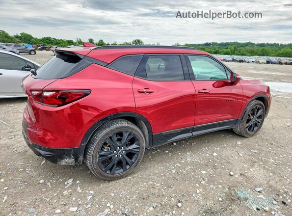 3GNKBERS0KS667447 2019 CHEVROLET BLAZER Red Задня права чверть