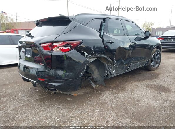 3GNKBERS0KS692803 2019 CHEVROLET BLAZER Черный Задняя правая четверть