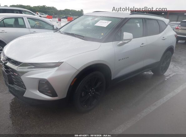3GNKBERS0LS541610 2020 CHEVROLET BLAZER Silver Przód lewy