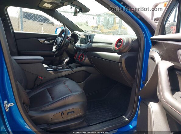 3GNKBERS0LS650908 2020 CHEVROLET BLAZER Blue წინა სალონის ხედი