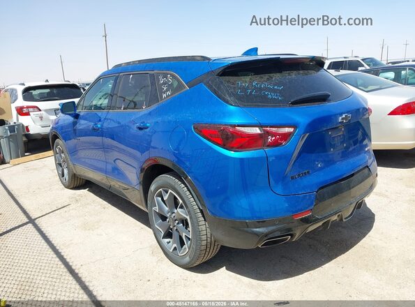 3GNKBERS0LS650908 2020 CHEVROLET BLAZER Blue უკანა მარცხენა
