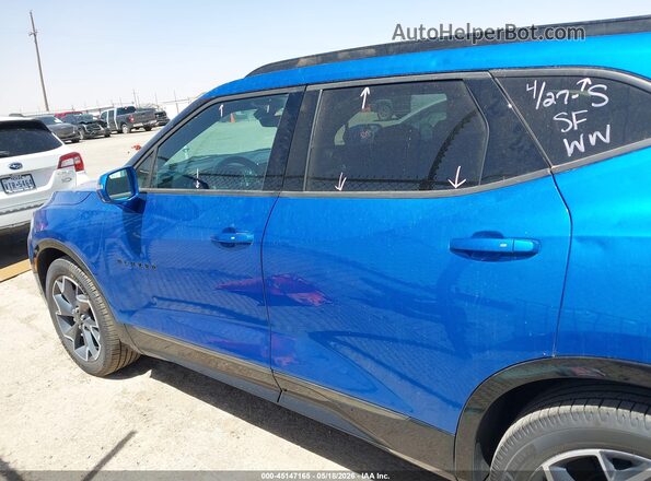 3GNKBERS0LS650908 2020 CHEVROLET BLAZER Blue უკანა სალონის ხედი