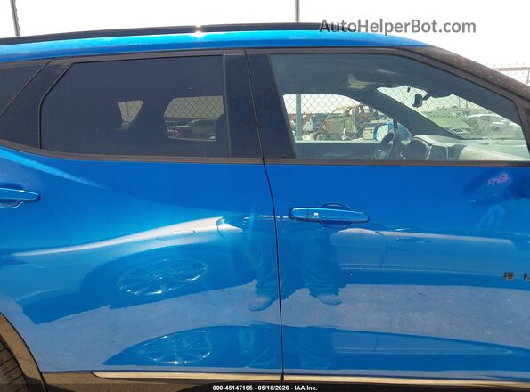 3GNKBERS0LS650908 2020 CHEVROLET BLAZER Blue ხელსაწყოთა პანელის ხედი