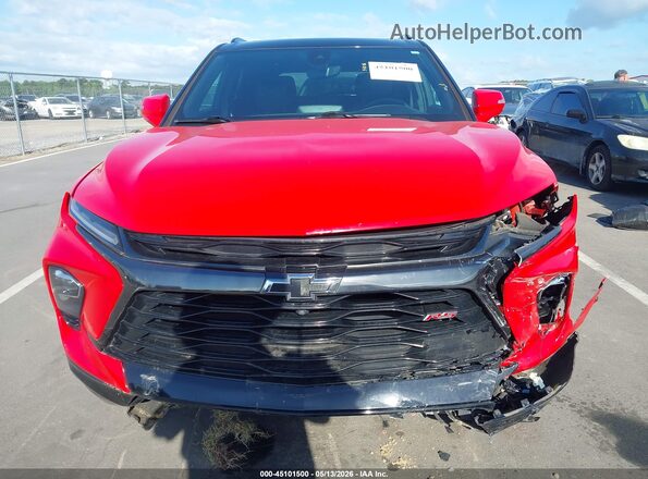 3GNKBERS0PS194060 2023 CHEVROLET BLAZER Красный Вид задней части салона