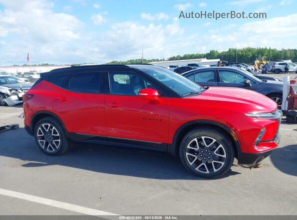3GNKBERS0PS194060 2023 CHEVROLET BLAZER Красный Панорамный вид салона 360°