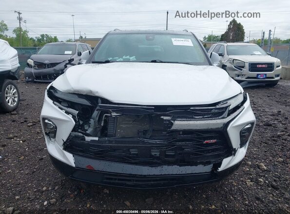 3GNKBERS1PS130643 2023 CHEVROLET BLAZER White Вид щитка приладів