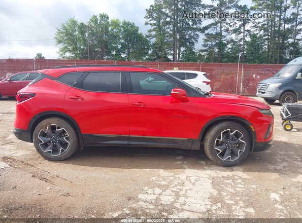 3GNKBERS3KS703759 2019 CHEVROLET BLAZER Red Սալոնի 360 աստիճան տեսք