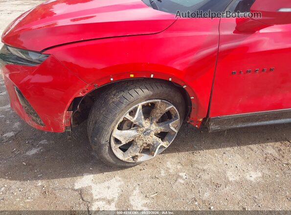 3GNKBERS3KS703759 2019 CHEVROLET BLAZER Red Դիմացի տեսք