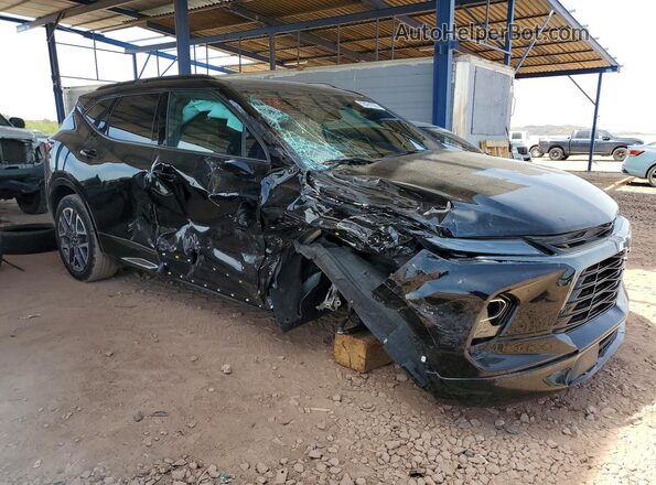 3GNKBERS3PS103640 2023 CHEVROLET BLAZER Black Передня права чверть