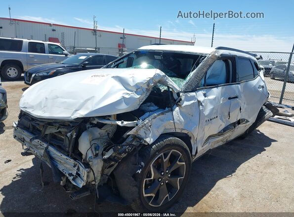3GNKBERS4LS578739 2020 CHEVROLET BLAZER White Передня ліва чверть