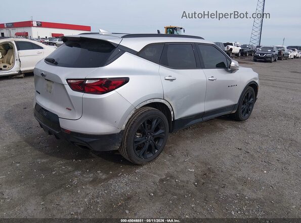 3GNKBERS4MS518090 2021 CHEVROLET BLAZER Silver Rear right
