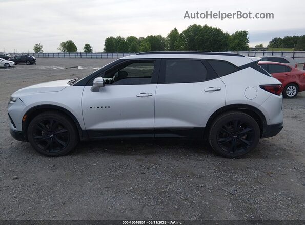 3GNKBERS4MS518090 2021 CHEVROLET BLAZER Silver 360 interior view