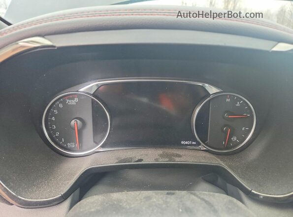 3GNKBERS4MS581366 2021 CHEVROLET BLAZER Black Вид щитка приладів