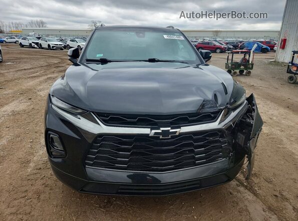 3GNKBERS4MS581366 2021 CHEVROLET BLAZER Black Вид спереду