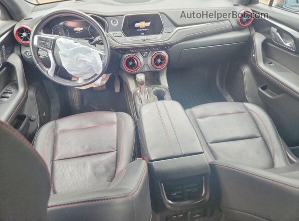 3GNKBERS4MS581366 2021 CHEVROLET BLAZER Black Вид панелі приладів