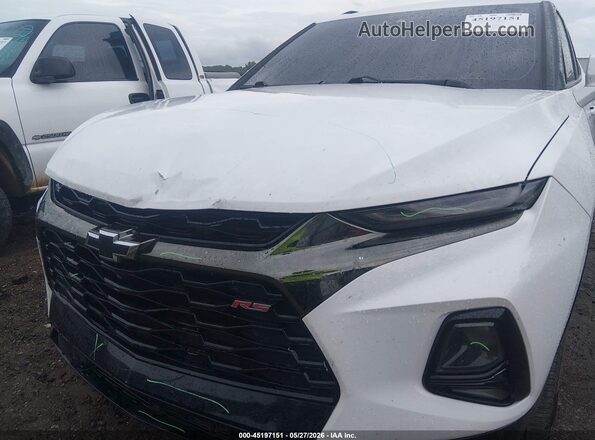 3GNKBERS6KS644531 2019 CHEVROLET BLAZER White Widok z przodu