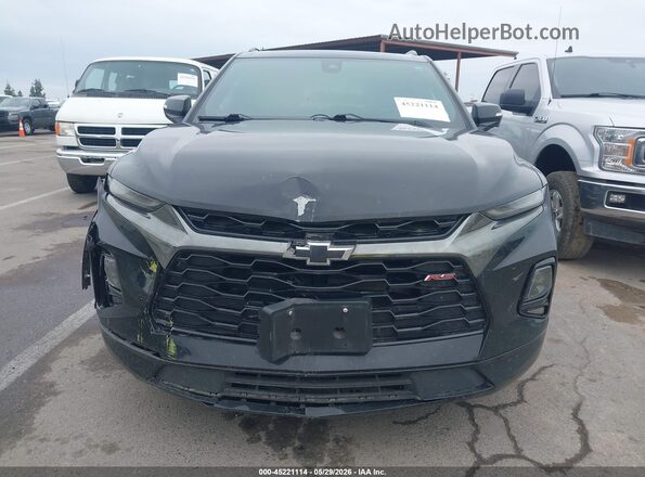 3GNKBERS6LS671035 2020 CHEVROLET BLAZER Black Widok wnętrza z tyłu