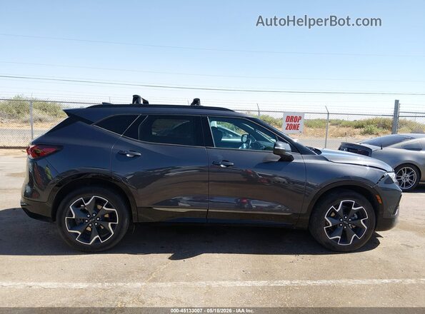 3GNKBERS6MS557294 2021 CHEVROLET BLAZER Gray Vista interior trasera
