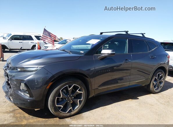 3GNKBERS6MS557294 2021 CHEVROLET BLAZER Gray Vista interior de 360 grados