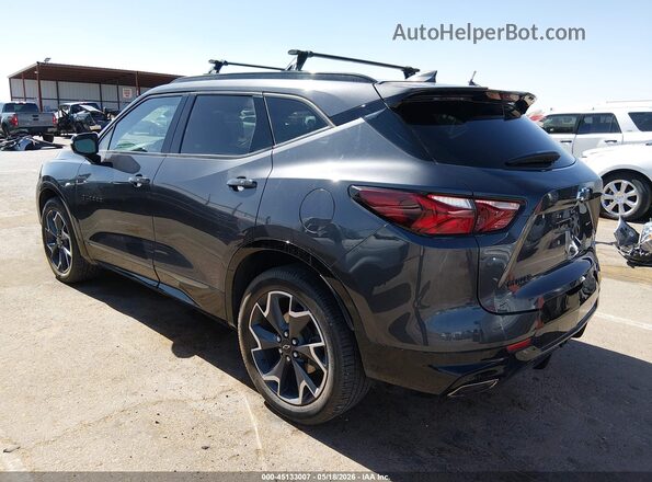 3GNKBERS6MS557294 2021 CHEVROLET BLAZER Gray Trasero izquierdo