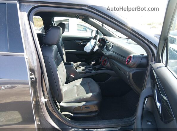 3GNKBERS6MS557294 2021 CHEVROLET BLAZER Gray Vista interior delantera