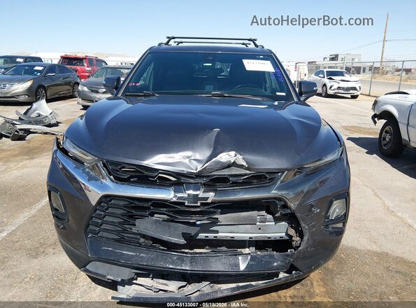 3GNKBERS6MS557294 2021 CHEVROLET BLAZER Gray Vista del cuadro de instrumentos