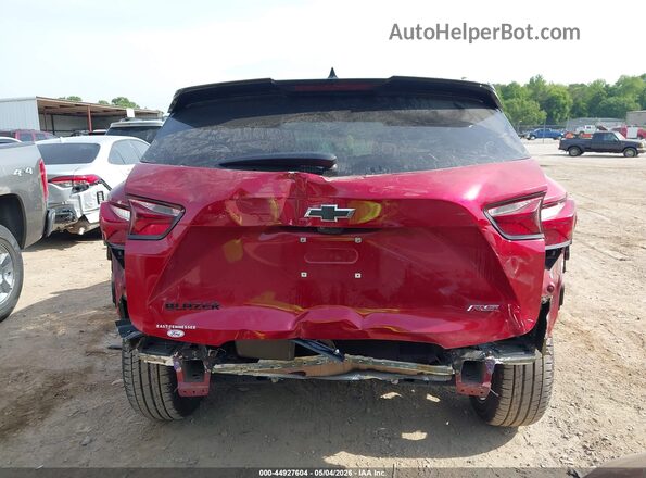 3GNKBERS7NS164499 2022 CHEVROLET BLAZER Red 