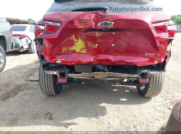 3GNKBERS7NS164499 2022 CHEVROLET BLAZER Red წინა ხედი