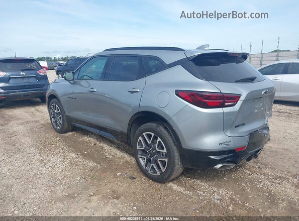 3GNKBERS7RS135266 2024 CHEVROLET BLAZER Gray Trasero izquierdo
