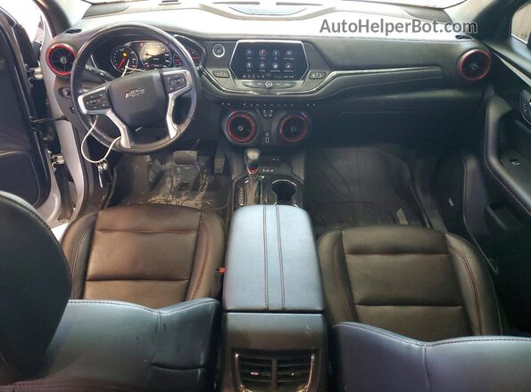 3GNKBERS8LS725273 2020 CHEVROLET BLAZER Silver Dashboard view