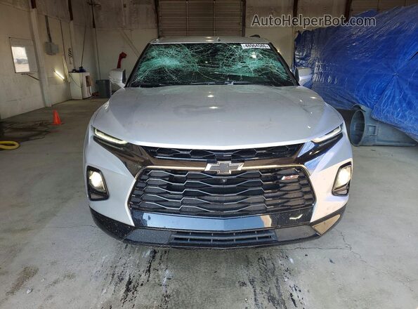 3GNKBERS8LS725273 2020 CHEVROLET BLAZER Silver Front view