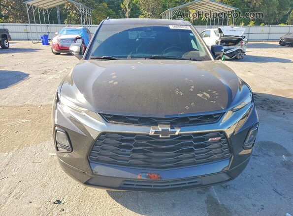 3GNKBERS9MS557922 2021 CHEVROLET BLAZER Black წინა ხედი