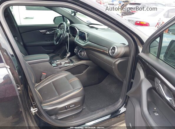 3GNKBFRS3KS658974 2019 CHEVROLET BLAZER Black Front interior view