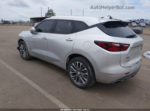 3GNKBFRS4LS686123 2020 CHEVROLET BLAZER Silver Rear left