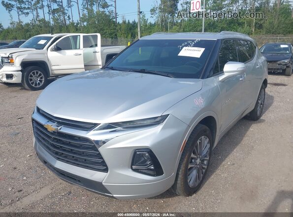 3GNKBFRS4MS524414 2021 CHEVROLET BLAZER Gray Передня ліва чверть