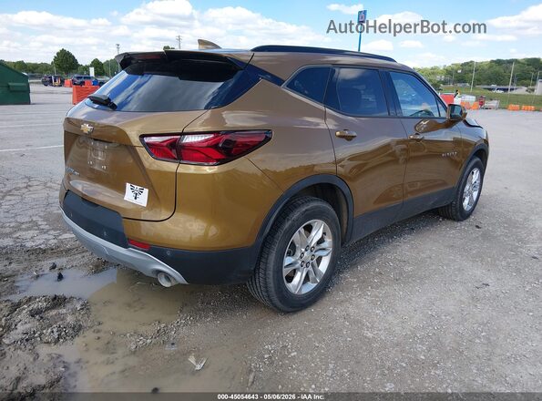 3GNKBGRS1KS613974 2019 CHEVROLET BLAZER Brown Задня права чверть
