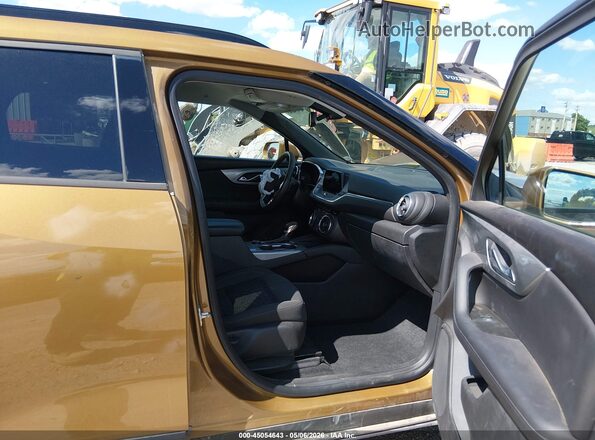 3GNKBGRS1KS613974 2019 CHEVROLET BLAZER Brown Вид салону спереду
