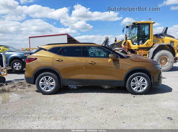 3GNKBGRS1KS613974 2019 CHEVROLET BLAZER Brown Вид задньої частини салону