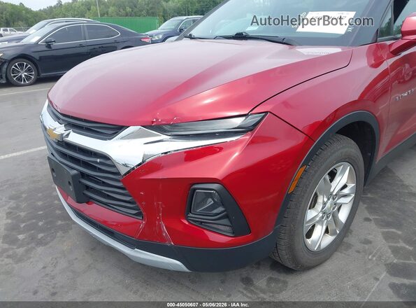 3GNKBGRS3KS670970 2019 CHEVROLET BLAZER Burgundy Вид спереду