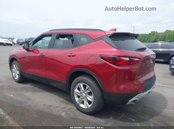 3GNKBGRS3KS670970 2019 CHEVROLET BLAZER Burgundy Задня ліва чверть