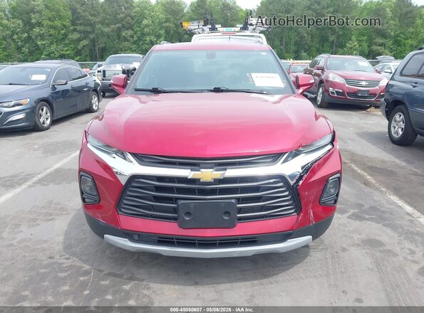 3GNKBGRS3KS670970 2019 CHEVROLET BLAZER Burgundy Вид щитка приладів