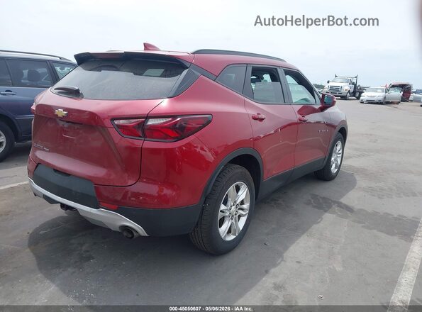 3GNKBGRS3KS670970 2019 CHEVROLET BLAZER Burgundy Задня права чверть