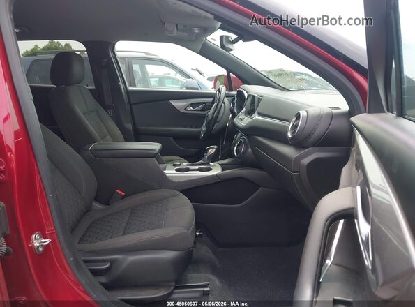 3GNKBGRS3KS670970 2019 CHEVROLET BLAZER Burgundy Вид салону спереду