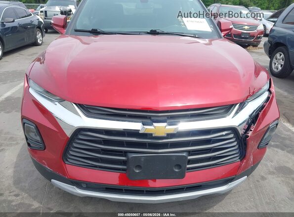 3GNKBGRS3KS670970 2019 CHEVROLET BLAZER Burgundy 