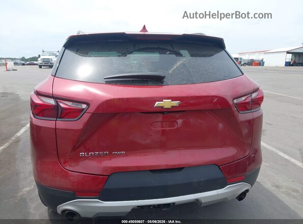 3GNKBGRS3KS670970 2019 CHEVROLET BLAZER Burgundy 