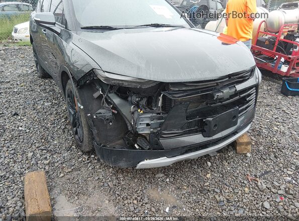 3GNKBGRS8KS689319 2019 CHEVROLET BLAZER LT2 AWD Gray Widok z przodu
