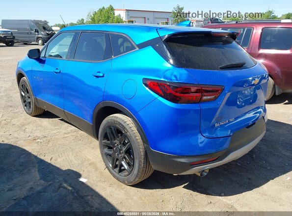 3GNKBHR41SS273278 2025 CHEVROLET BLAZER Blue Հետևի ձախ