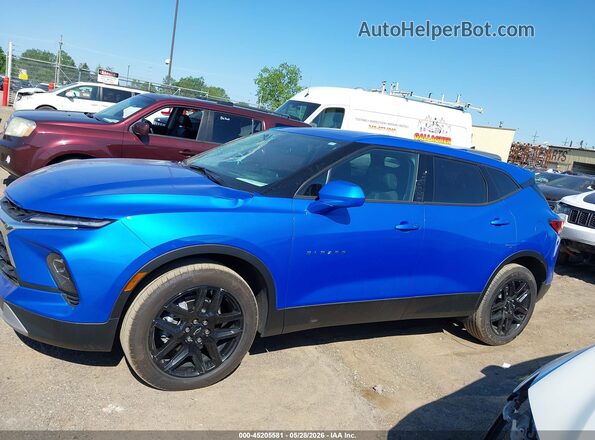 3GNKBHR41SS273278 2025 CHEVROLET BLAZER Blue Սալոնի 360 աստիճան տեսք