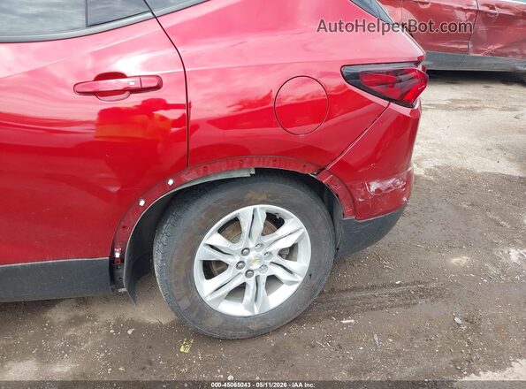 3GNKBHR43NS132507 2022 CHEVROLET BLAZER Red Front view